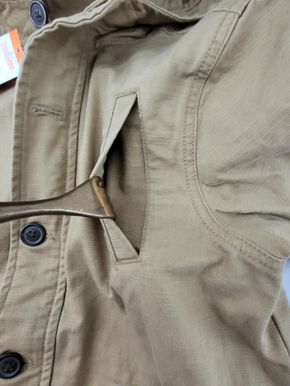 Sturdy Canvas Hooded Jacket Kids Large 10-12 Utility Barn Chore Coat by Gymboree